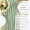 Sage Green Cheesecloth Table Runner 10ft Rustic Cheese Cloth Boho Gauze